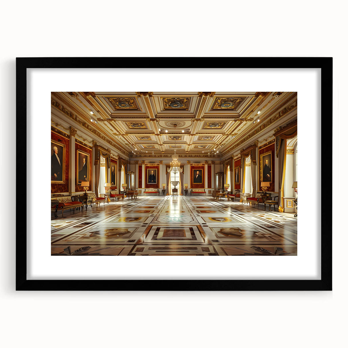 Extra large colorful abstract art print featuring textured brush strokes on a canvas, ideal for living room decor.