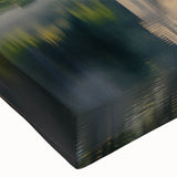Black and white landscape art painting of a palace, printed on large stretched canvas, suitable for bedroom wall decor.