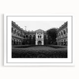 Extra large abstract art print featuring textured design in neutral tones on a framed canvas, ideal for living room decor.