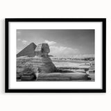 Abstract art print of colorful, textured pyramids on a large canvas, ideal for living room decor.