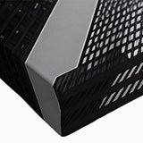 Black and white large art canvas featuring a detailed skyscraper landscape, ideal for bedroom wall decor.