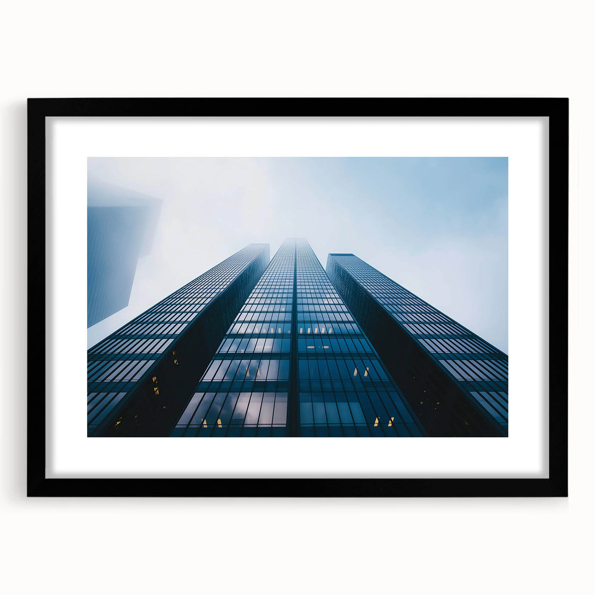 Extra large abstract art print with vibrant colors and textured design on a framed canvas, ideal for living room decor.