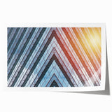 Rolled print of a skyscraper design in muted gray tones, suitable for art wall dining room or classy bathroom.