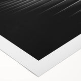 Art deco poster featuring a spiral staircase in monochrome, printed on rolled canvas, suitable for dining room walls.