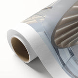 Art deco poster of a spiral staircase in monochrome, rolled canvas, ideal for nursery wall art.