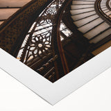 Extra large wall art featuring line art flowers on a rolled canvas, in monochrome shades, ideal for large living room walls.