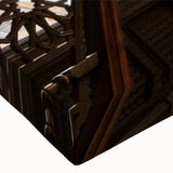 Black and white photograph of a spiraling staircase on large canvas, suitable for bedroom wall decor.