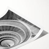 Extra large wall art featuring a line art design of flowers on a rolled print, ideal for large living room decor.