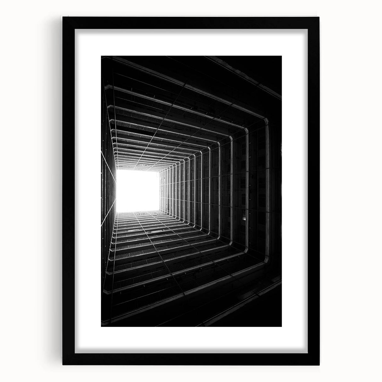 Abstract art print featuring colorful, textured swirls on a large canvas, framed in black, ideal for living room decor.