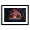 Extra large abstract art print featuring colorful, textured design on a black framed canvas, ideal for living room decor.