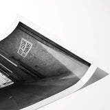 Extra large wall art featuring line art flowers in black on white, ideal for large living room decor.