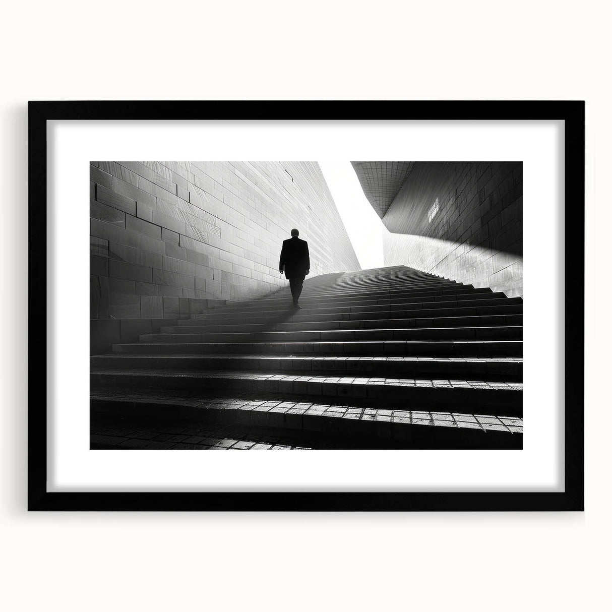 Extra large abstract art print featuring colorful, textured tunnels on a black framed canvas, ideal for living room decor.