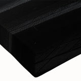 Black and white landscape art painting on stretched canvas depicting an architectural tunnel, ideal for bedroom wall decor.