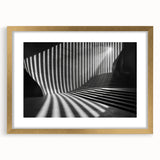 Extra large abstract art print featuring textured design in muted earth tones, framed in gold, ideal for living room decor.