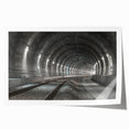 Extra large rolled print of a floral tunnel architecture in pastel shades, ideal for dining room wall art.