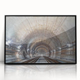 Art deco poster featuring geometric patterns in black and gold on a framed acrylic, suitable for modern art wall decor.