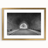 Extra large abstract art print with textured design in muted brown and beige, framed in gold, ideal for living room decor.