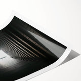 Extra large wall art featuring line art flowers in black and white, ideal for large living room wall decor.