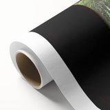 Art Deco poster featuring geometric patterns and soft pastel shades on rolled canvas, ideal for nursery wall art.