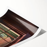 Extra large wall art featuring line art flowers in black on white, rolled print, suitable for large living room decor.