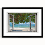 Extra large abstract art print featuring textured, colorful patterns on a black framed canvas, ideal for living room decor.