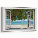 Framed canvas of a vintage black and white landscape painting, ideal for bedroom wall art.