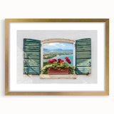 Textured abstract art print featuring geometric patterns in gold and white, framed with a gold mat, ideal for bedroom art.