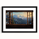 Extra large abstract art print featuring vibrant, colorful textures on a black framed canvas, ideal for living room decor.