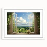 Extra large abstract art print featuring textured patterns in gray and white, framed with a white mat.