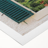 Art Deco poster featuring geometric patterns and metallic colors on rolled canvas, ideal for dining room walls.