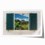 Extra large rolled print featuring a floral design in muted tones, ideal for art wall dining room or bathroom.