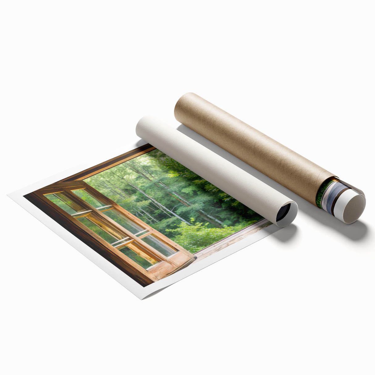 Extra large rolled print featuring a detailed floral design in soft pastel shades, ideal for classy bathroom wall art.
