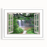 Extra large abstract art print featuring textured design in neutral shades, framed with white mat.