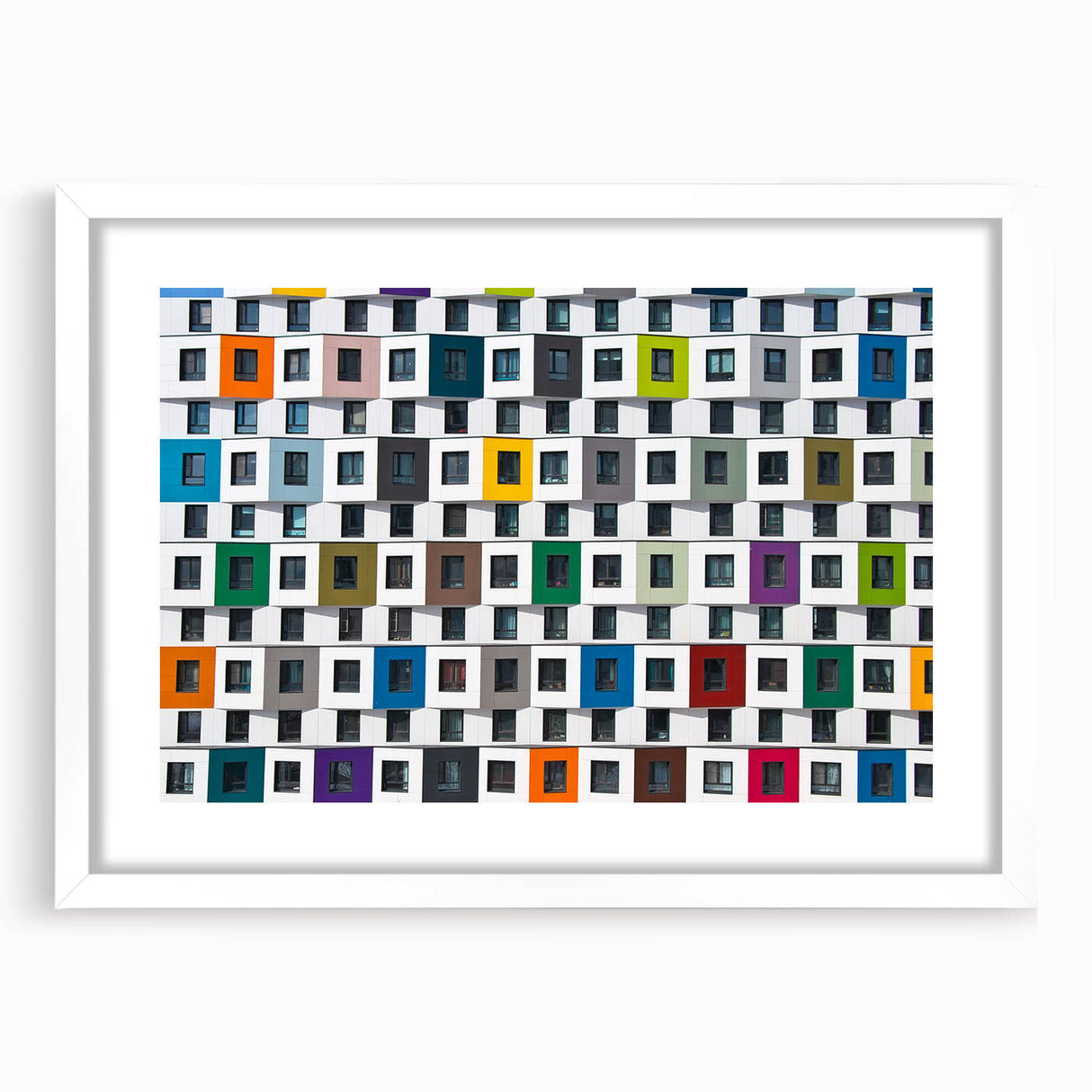 Extra large abstract art print featuring textured design in neutral tones, framed in white, ideal for living room decor.