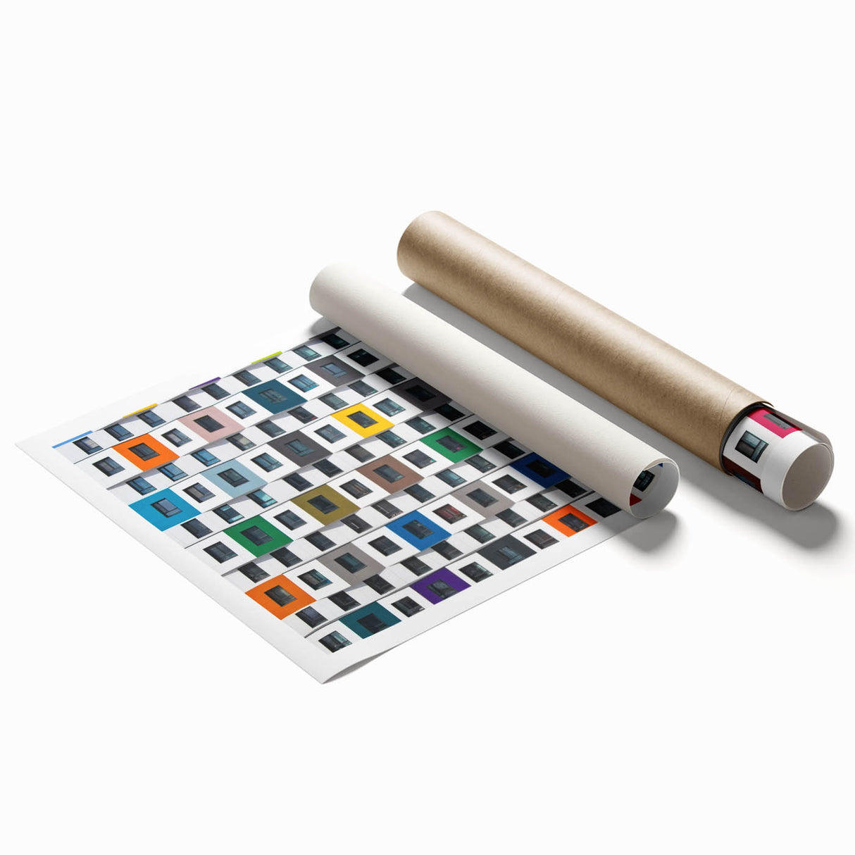 Extra large rolled print of a floral art design, featuring soft pastel shades, ideal for classy bathroom wall art.