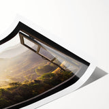 Extra large rolled print featuring line art flowers in black and white, ideal for large living room wall art.