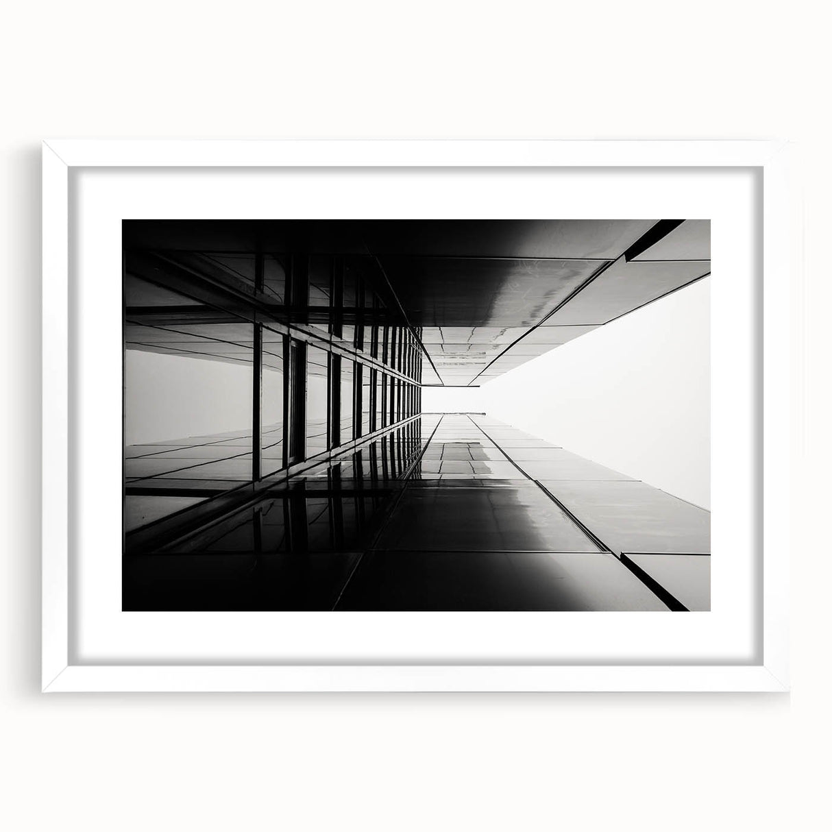 Extra large abstract art print featuring textured design in neutral tones on a white framed canvas.