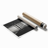 Extra large rolled print of a floral art piece in subdued pastel shades, ideal for classy bathroom wall art.