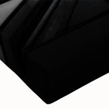 Black and white landscape art painting of architectural windows on a large stretched canvas, suitable for bedroom decor.