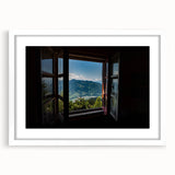 Extra large abstract art print featuring textured patterns in neutral shades, framed in white, ideal for living room decor.