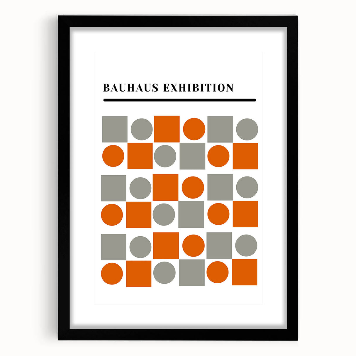 Bohemian Wall Art | Eclectic Bauhaus Geometric Boho Decor Canvas Print