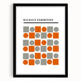 Bohemian Wall Art | Eclectic Bauhaus Geometric Boho Decor Canvas Print