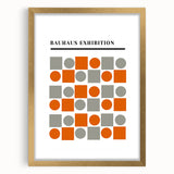 Bohemian Wall Art | Eclectic Bauhaus Geometric Boho Decor Canvas Print