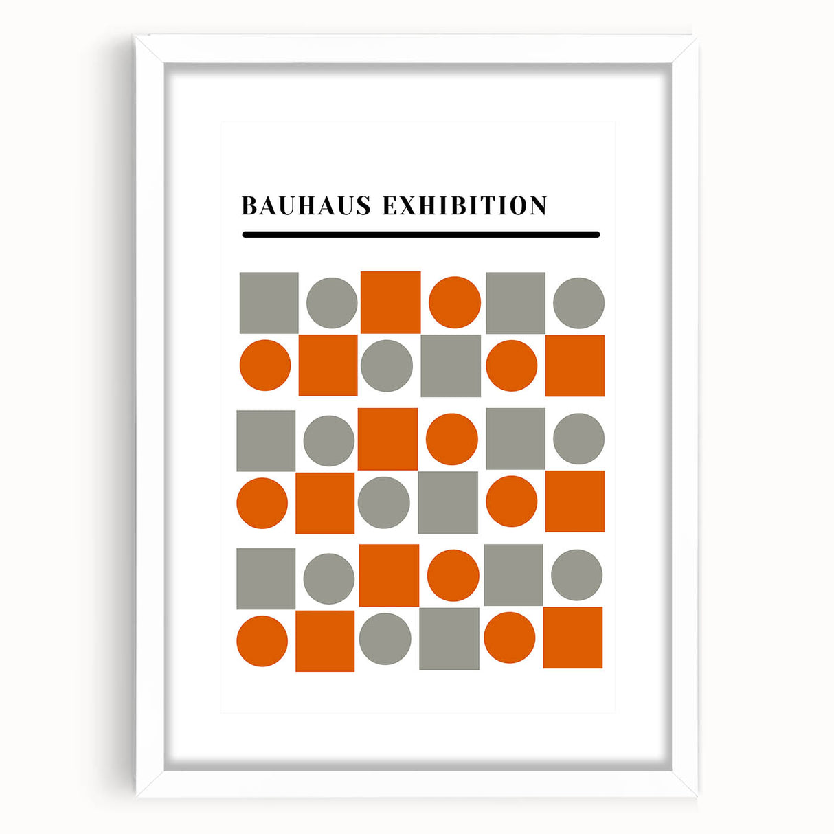 Bohemian Wall Art | Eclectic Bauhaus Geometric Boho Decor Canvas Print