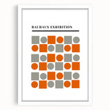 Bohemian Wall Art | Eclectic Bauhaus Geometric Boho Decor Canvas Print