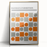 Bohemian Wall Art | Eclectic Bauhaus Geometric Boho Decor Canvas Print