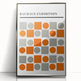 Bohemian Wall Art | Eclectic Bauhaus Geometric Boho Decor Canvas Print