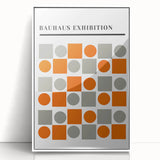 Bohemian Wall Art | Eclectic Bauhaus Geometric Boho Decor Canvas Print