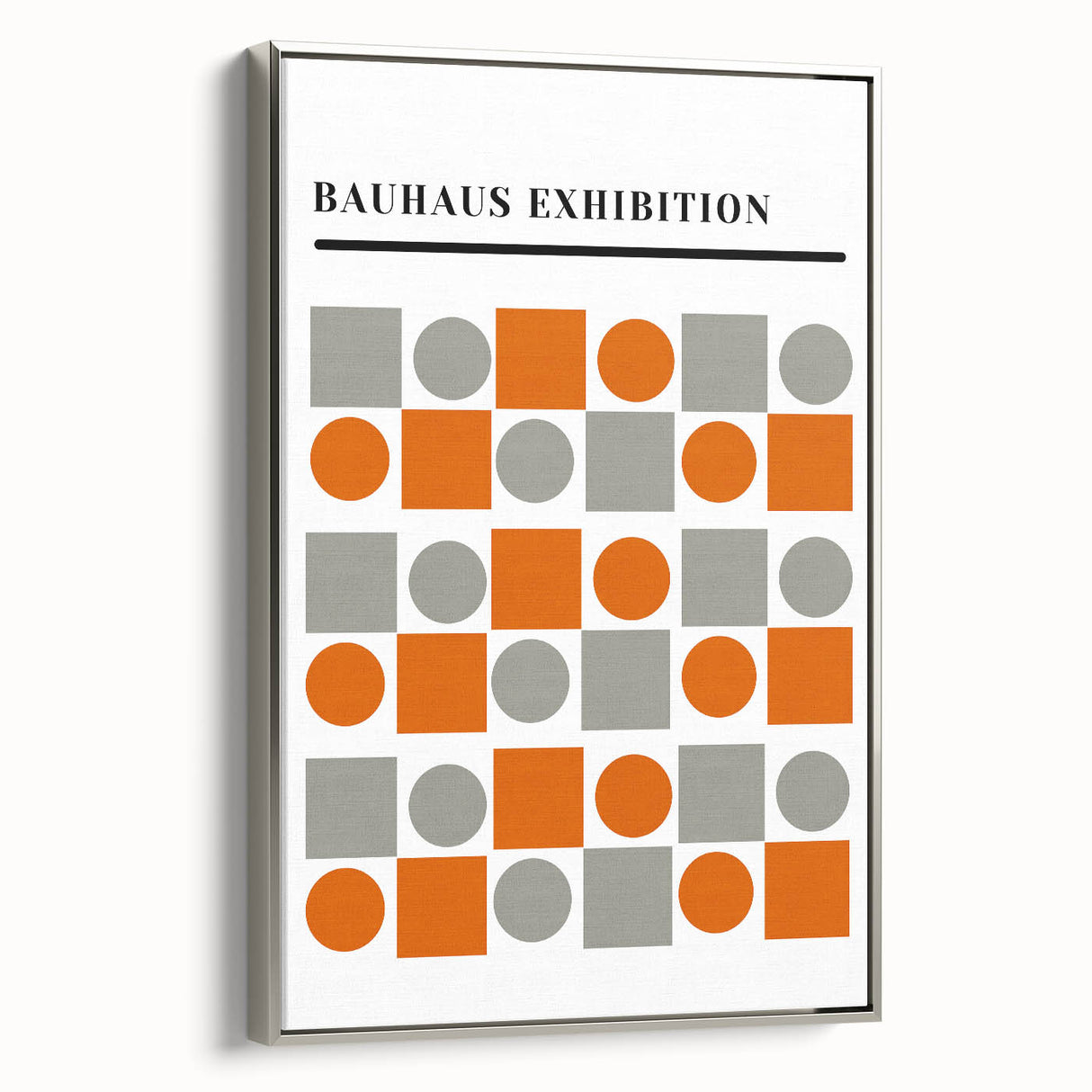 Bohemian Wall Art | Eclectic Bauhaus Geometric Boho Decor Canvas Print