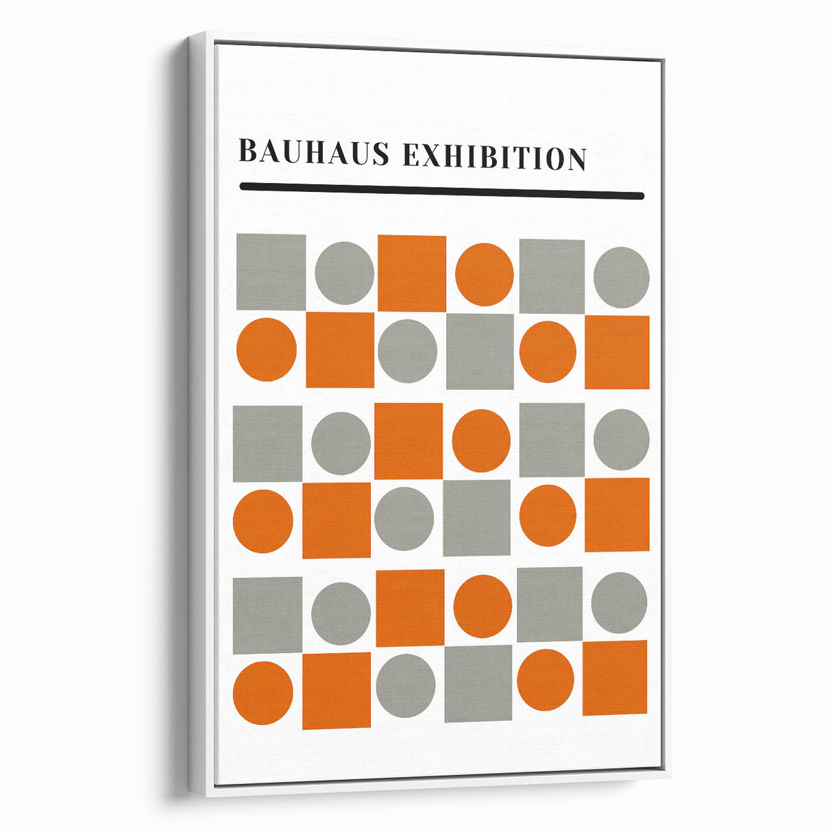 Bohemian Wall Art | Eclectic Bauhaus Geometric Boho Decor Canvas Print